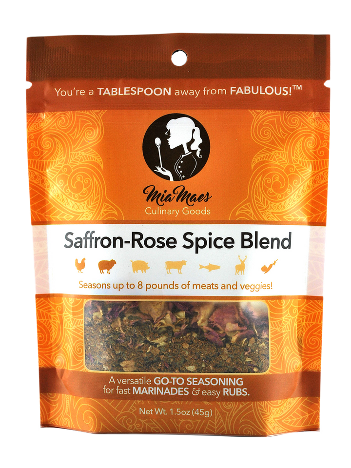 Bag of Saffron and Rose spice mix